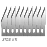 Mini Hobby Cutter Blades Pack x10 Size 11 | Rezervna sečiva 10 kom size 11