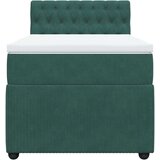 vidaXL Box spring krevet s madracem tamnozeleni 90x190 cm baršunasti | shoptok.hr