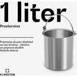 Klarstein FrostFusion posuda za led | 1 litra | nehrđajući čelik | otporno na koroziju | otporno na ogrebotine | perivo u perilici posuđa | shoptok.hr