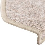  Prostirke za stepenice 15 kom 65x24x4 cm taupe poluokrugle velike | shoptok.hr