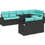  Sjedeća garnitura za vrt 9 kom. Crna Poli ratan 289 x 124 x 85 cm | shoptok.hr
