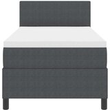  Krevet s opruga kutije Tamno siva i bijela 100 x 200 cm | shoptok.hr