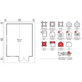 Male kuće Drvena vrtna kuća ENZO C/1 400 × 500 cm sa šindrom | shoptok.hr