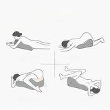 Magic Pillow - Blazina iz spominske pene s držalom za dildo (siva) | Shoptok.si