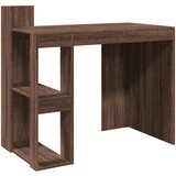 Maison Chic Pisarniška Pisalna miza - pisarniška miza - Računalniška miza rjavi hrast 103,5x56,5x94 cm inž. les, (21785324) Cene