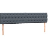 Krevet s oprugama i madracem tamnosivi 180x210 cm baršunasti | shoptok.hr