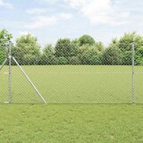  Stup za ogradu Srebrno 10 x 1,2 m (40 x 40 mm mrežica) Čelik | shoptok.hr