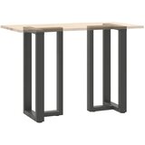  Noge za barski stol T-oblika 2 kom antracit 50x35x(90-91) cm čelik | shoptok.hr