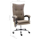  Pisarniški stol taupe blago | Shoptok.si