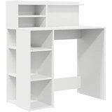  Stol s policom Bijelo 90 x 48 x 101,5 cm Konstruirano drvo | shoptok.hr