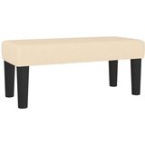  Box spring postelja z vzmetnico krem 120x200 cm blago | Shoptok.si