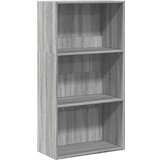Maison Chic Knjižna omara - Knjižni regal siva sonoma 60x30x114 cm inženirski les, (21725157) Cene