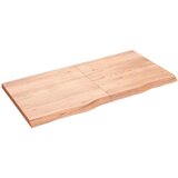  Zidna polica svjetlosmeđa 120x60x(2-4) cm obrađena hrastovina | Eponuda.ba