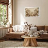  Plakat - Carved Ornaments in Sepia Shades 42x29.7 Bez okvira s margom | shoptok.hr