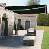 vidaXL Prostostoječa avtomatska tenda 450x350 cm antracitna Cene