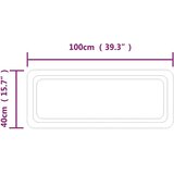 vidaXL LED kupaonsko ogledalo 100x40 cm | shoptok.hr