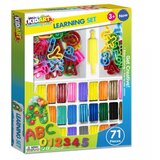 KidArt komplet plastelina s formami za številke in črke - 71 kosov | Shoptok.si