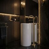 REA Bath Lungo Brush Gold talna armatura za umivalnik | Shoptok.si