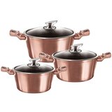 Shumee lončki z granitno oblogo 6 element. zilner rosegold ZL-8562, (21384703) Cene