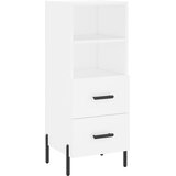  Visoka komoda bijeli 34,5x34x180 cm od konstruiranog drva | shoptok.hr
