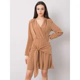 RUE PARIS Dress-322-SK-10099.40-light brown