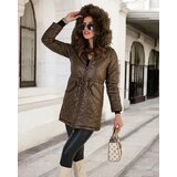 Resti Women's quilted jacket in dark green | Shoptok.si