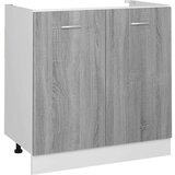  Spodnja omarica siva sonoma 80x46x81,5 cm inženirski les, (20824159) | Shoptok.si