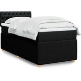  Box spring krevet s madracem crni 90x190 cm od tkanine | shoptok.hr