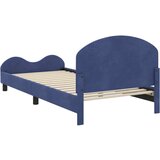  Otroški posteljni okvir z vznožjem Policijska modra 90 x 190 cm, (5000104598) | Shoptok.si