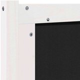 vidaXL Vzglavje Drugo Bela in svetlo siva 160 cm Trdna borovina | Shoptok.si