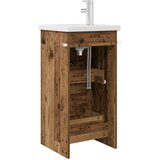  Kupaonski umivaonik s sudoperom Staro drvo 42 x 40 x 84,5 cm | shoptok.hr
