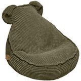 MeowBaby Otroški pouf v obliki hruške Teddy, Estetsko - Udoben in varen, idealen za sobo, Aesthetic, Kaki, (21887094) | Shoptok.si