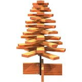  Drveno ukrasno božićno drvce voštano smeđi 60 cm od borovine | shoptok.hr