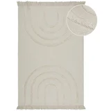 Flair Rugs Kremno bela ročno tkana bombažna preproga 60x110 cm Anais Rainbow –