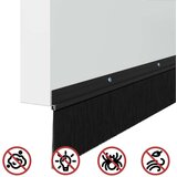 vidaXL Skrbniki za vrata z vijaki 6 pcs Črna 100 cm | Shoptok.si