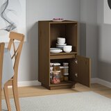  Komoda smeđa boja meda 38x35x80 cm od masivne borovine | shoptok.hr