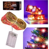  Ukrasna LED traka za Božićno drvce - 10m, 100 LED lampica, višebojna | shoptok.hr