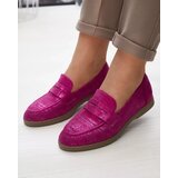 Resti Fuchsia openwork women's moccasins with shiny finish Idesa - Footwear | shoptok.hr