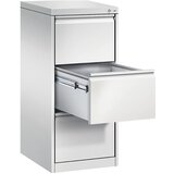 C+P Predalnik za obešalne mape ACURADO, 1 vrsta, 3 predali, svetlo sive barve | Shoptok.si