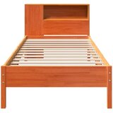 Krevet s regalom za knjige bez madraca 100 x 200 cm od borovine | shoptok.hr