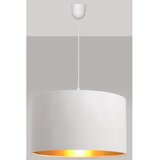  Luster na sajli ALBA 1xE27/15W/230V, prečnik 45 cm, bela/zlatna | Eponuda.com
