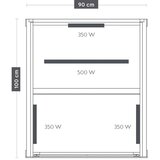 Sanotechnik Infrardeča savna Ruby 1 (1550 W, 4 sevala, 90 x 100 x 195 cm) | Shoptok.si