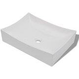Furnova Beli keramični umetniški umivalnik z visokim sijajem, (21912009) | Shoptok.si