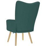 vidaXL Relaksacijski stol Temno zelena tkanina | Shoptok.si