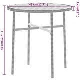  Vrtna jedilna garnitura 3-delna poli ratan siva, (20673807) | Shoptok.si