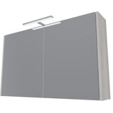 OMEGA PANELI Kupaonski ormarić s ogledalom Kiara 100 cm Halifax Light | shoptok.hr
