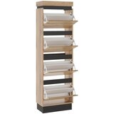 Modern Living Omara Za Čevlje Corte, Barva Hrasta, Siva | Shoptok.si