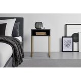 Premium Living nočna Omarica Golden, Črna, Zlata | Shoptok.si