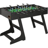 vidaXL Zložljiva miza za namizni nogomet 121x61x80 cm črna | Shoptok.si