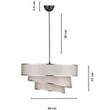 Opviq KS-2012 creamgrey chandelier | ePonuda.com